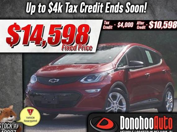 CHEVROLET BOLT EV 2019 1G1FY6S02K4105517 image